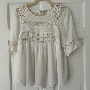 White Pale Sky Blouse
